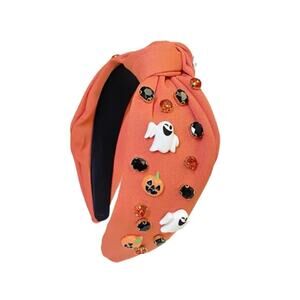 Halloween Jeweled Headband‎ Orange